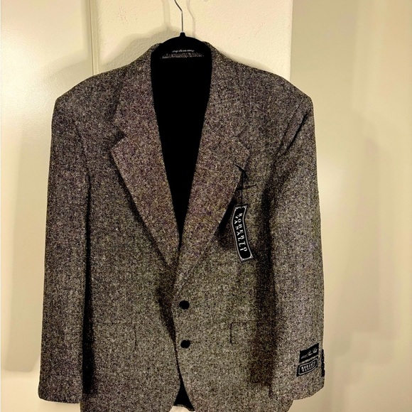 Classic Gray Men's Blazer by Roberto Vasalli - Picture 1 of 5
